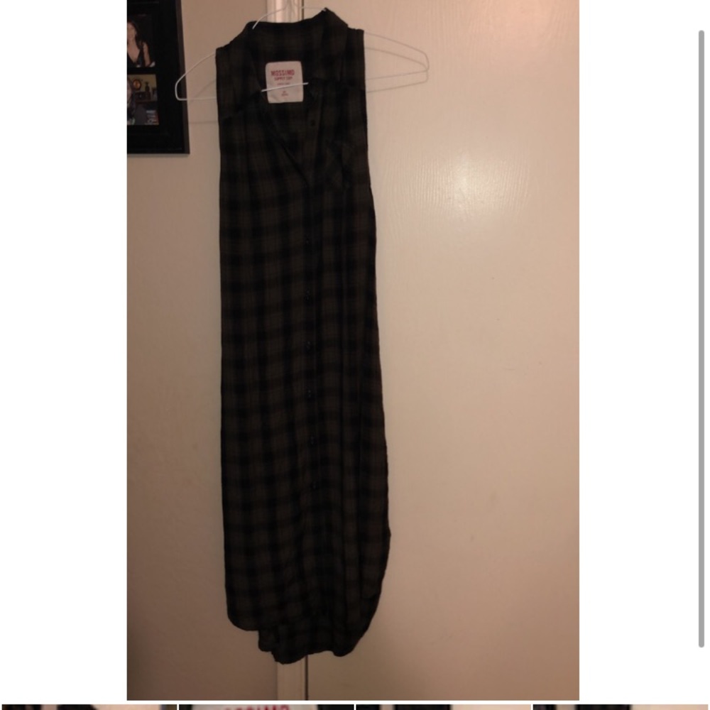 Green Flannel Dress